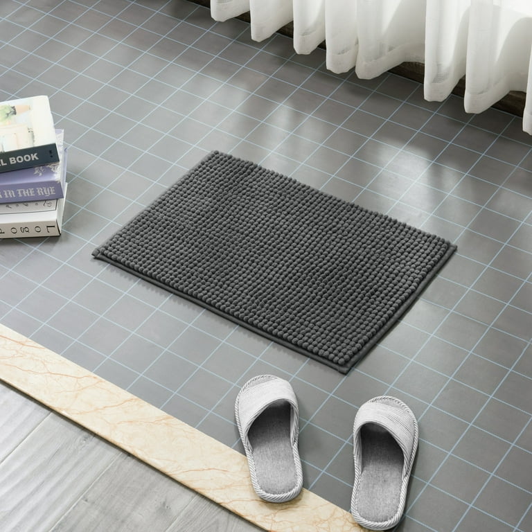 Free Shipping 1pc Bathroom Bath Mat Memory Foam Pad Stone Texture Non-Slip  Gray