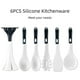 thumbnail image 4 of Advancent Juego de 6 unidades de estante de almacenamiento colgante con mango de plástico para cocina de silicona, herramienta para hornear en Cocina y Comedor Advancent HA064178-00B, 4 of 6