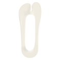 thumbnail image 3 of Ljudmp Women's No Show Tabi Socks Split Toe Socks Non-Slip Liner Socks for Flip Flops Silicone Heel Grip Low Cut Cotton Sock White, 3 of 3
