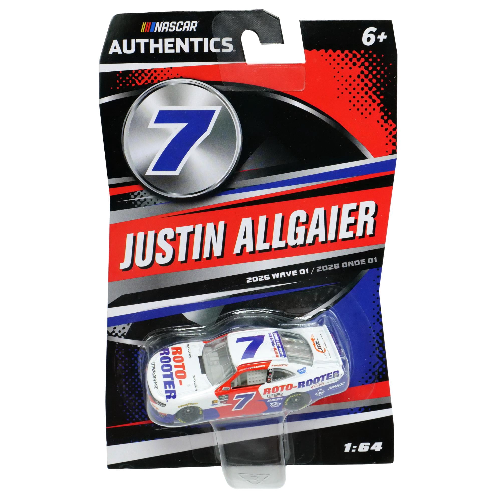 NASCAR Authentics 1:64 Diecast Collectible Play Vehicle