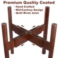 thumbnail image 4 of Adjustable Plant Stand (8" to 12") , Bamboo Wooden Plant Holder (15 inches Height), Indoor Plant Stand,Brown, 4 of 9