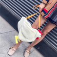 thumbnail image 4 of Bolso Bolso bandolera de moda para mujer, bolsos de hombro informales con patrón de pollo de dibujos animados, 4 of 8