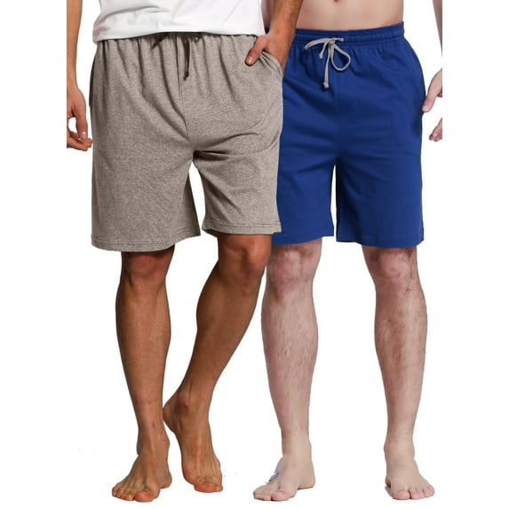 CYZ Men's Sleep Shorts - 100% Cotton Knit Sleep Shorts & Lounge Wear
