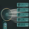 thumbnail image 4 of Stay Cool with 5 Speeds Handheld Fan Portable Foldable Digital Display, 4 of 5