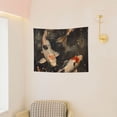 thumbnail image 3 of Kdxio Koi Fish Tranquility Wall Hanging Tapestries Banner For Bedroom College Dorm Home Living Room Party Decor 29X37 In, 3 of 8