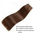 thumbnail image 2 of LELINTA 7piece 15clip Clip in 100% Remy Human Hair Extensions Long Soft Silky Straight for Women Fashion 18"/18 inch 70g, 2 of 5