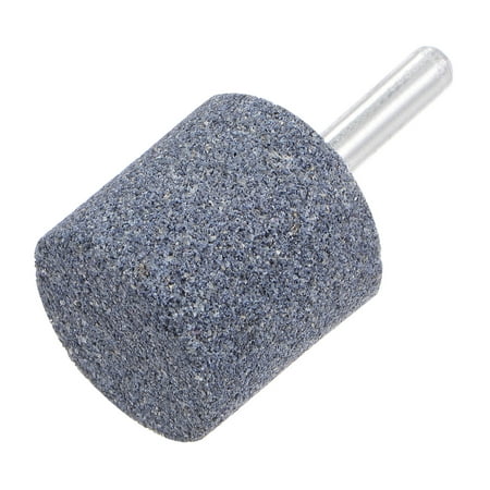 

15 Pack Abrasive Mounted Stone 1/4 Shank 1.18 Dia Cylindrical Corundum Grinding Head for Rotary Tool