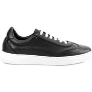 Gordon Rush Tristan - Mens High End Fashion Sneaker Handcrafted in Italy. Casual Low Top with Premium Italian Calfskin Upper, Leather Lining, and Extra Light XL Cupsole
