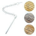 thumbnail image 3 of Miangastore 2pcs Patio Umbrella Pin Chain - Metal Fixing Accessories Replacement Garden Parasols Parts For Outdoor Patio Easy To Install, 3 of 9