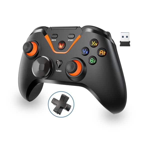 Controlador inalámbrico para juegos VJANW para PC/NS/Android negro