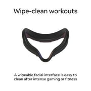(Open Box) Meta Wipeable Padded Interfaces Quest 2 Active Accessories