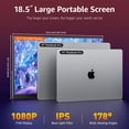 thumbnail image 4 of Monitor portátil VisionOWL 18,5 pulgadas 100 Hz FHD 1080P USB-C HDMI, 4 of 7