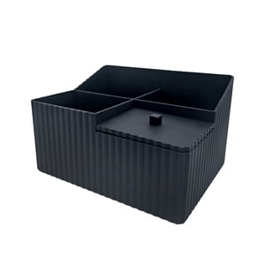 Mainstays Soft Touch Vanity Organizer, Black