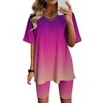 thumbnail image 1 of Ichuanyi liquidación de la primavera y verano de la primavera y verano blusa en la blusa de manga corta shorts stits casuales ICHUANYI WER2023081604261, 1 of 5