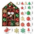 thumbnail image 6 of 70PCS Christmas Ball Ornaments Set – Shatterproof Xmas Tree Hanging Decorations, Assorted Painted & Electroplated Christmas Balls, Holiday Tree Ornaments for Indoor Outdoor Christmas Party Home Décor, 6 of 8