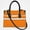 1427, variant on Clownfish Pattern Orange White Cross Body Bags For Women Small Leather Female Handbags Fashion Top-Handle Totes
