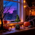 thumbnail image 5 of 8.27 Inch Halloween Mini Artificial Potted Plant,Weather Resistant Fake Witch Plant Tabletop Ornament for Living Room Office Shelf, 5 of 6