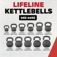 thumbnail image 2 of Lifeline Fitness 97 lb Cast Iron Single Kettlebell, 2 of 6
