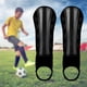thumbnail image 3 of Espinilleras de fútbol para niños y adultos, correas ajustables, soporte de tobillo duradero, deportivas juvenil negro, 3 of 8