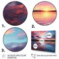 thumbnail image 3 of Designart "Cotton Candy Skies at Sunset I" Landscapes Floater Framed Wall Decor, 3 of 7