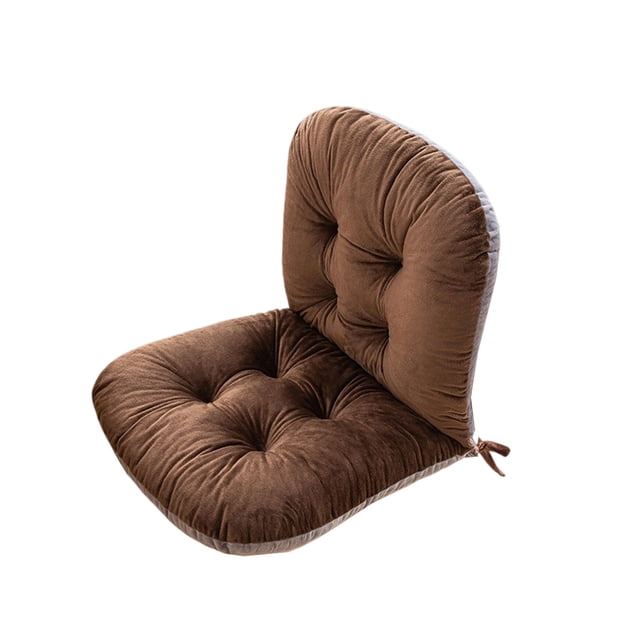 Coffee Tufted Floor Chair Cushion With Anti-Slip Base Breathable Recliner Pad For Computer Chair Office Tatami Machine Washable Durable Home Decor #10eG7