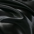 thumbnail image 3 of ANMINY Satin Pillowcase Set of 2 Standard Silk Bedding Pillowcases 26" x 20" Pillow Cover, Black, 3 of 5