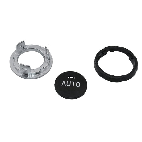 Fyuu Front/Rear Ac Climate Control Knob Button Cover For Bmw X5 2014-18 X6 2014-2019