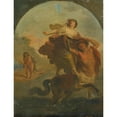 thumbnail image 2 of Roman School 19x24 Gold Ornate Framed and Double Matted Museum Art Print Titled - Hercules and Deianira (18th Century), 2 of 4