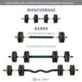 thumbnail image 2 of Set De Mancuernas Altera JS Con Barra De Pesa Rusa Ajustable Altera 15 Kg, 2 of 11