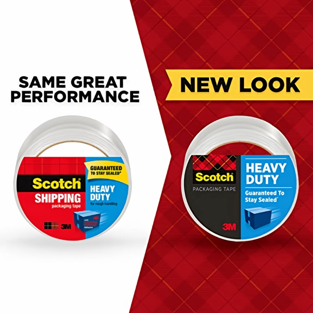 Scotch Heavy Duty Shipping Packaging Tape with Refillable Dispenser (Pack of 32)