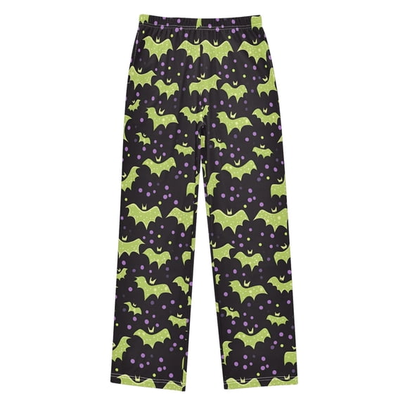 joogoo Bats Polka Dots Pajama Pants Pj Bottoms Sleepwear Lounge L