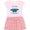 Pink With Stripes, variant on Inktastic Save Our Environment Earth Butterfly Girls Toddler Dress