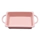 thumbnail image 1 of Naiovety Molde para decoración de pasteles, bandeja para hornear, Fondant reutilizable, pan, utensilios de cocina rectangulares de acero Herramientas y accesorios para hornear Rosa, 1 of 6