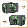 thumbnail image 7 of Toaster Covers 2 Slice, Rock Guitar Guinea Pig Waterproof Bread Machine Cover Fits for Standard 2 Slice Toasters, Home Decor Toaster Protection with Hanging Rope, 7 of 7