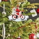 thumbnail image 1 of Santa Claus Christmas Pendant Acrylic Puppy Doll Bicycle Christmas Tree Hanging Suit, 1 of 5
