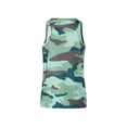 thumbnail image 3 of Biezeib Family Mom-Kid Shirt, Round Neck Sleeveless Star Striped Print Independence Day Loose Casual Party Vest, 3 of 6