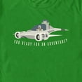 thumbnail image 2 of Men's Star Wars: The Mandalorian You Ready for an Adventure? Minimalist Graphic Tee Kelly Green 3X Large, 2 of 5