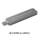 thumbnail image 5 of M.2 Adaptador NVME a USB 3.0 Tarjeta M2 NGFF PCIE SSD Adaptador Unidad de disco duro portá Irfora Caja SSD, 5 of 6