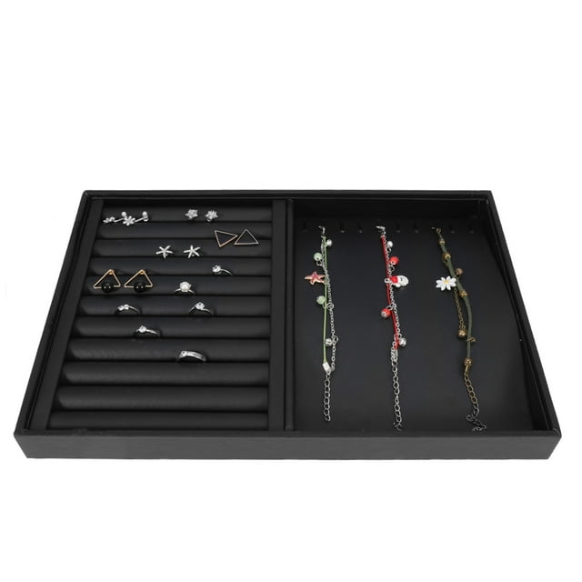 Greensen Jewelry Display Tray Bracelet Ring Earring Necklace Holder Storage Plate Case, Earrings Storage, Jewelry Storage Case