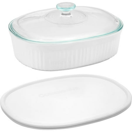 

Corningware French White 2.5 Quart Oval Casserole Dish