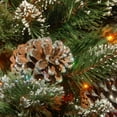 thumbnail image 3 of National Tree Company  7 ft. PowerConnect Glittering Pine Pencil Slim Tree with Multicolor Lights - 7 Foot, 3 of 3