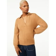 Free Assembly Women's V-Neck Polo Sweater
