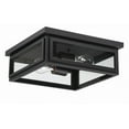 thumbnail image 6 of Crystorama Byron 2 Light Matte Black Outdoor Ceiling Mount - 12.75"W x 5"H, 6 of 10