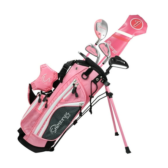 Shorties Golf Kid's Golf Club Set (Kids 46"-51" Tall) JUNIOR Pink - Right