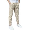 thumbnail image 6 of SJLDQY Boys Joggers Summer Lightweight Sweatpants for Boys Solid Color Loose Athletic Trousers with Pockets, 6 of 7