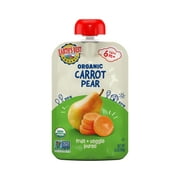 Earth's Best Organic Stage 2 Baby Food, Carrot Pear, 3.5 oz Pouch