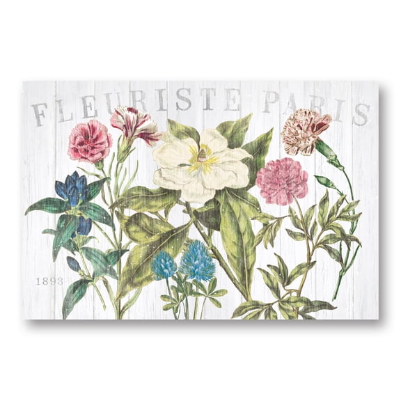 Gango Home Decor Cottage Fleuriste Paris I by Wild Apple Portfolio (Printed on Paper); One 18x12in Unframed Paper Poster