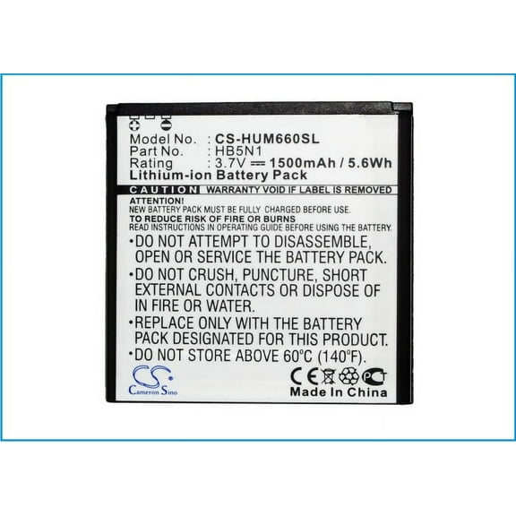1500mAh HB5N1H HB5N1 Battery for T-Mobile myTouch myTouch Q myTouch Q U8730 U8730 U8680 myTouch U8680