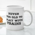 thumbnail image 5 of CafePress - Play With Trains 11 Oz Ceramic Mug Mugs - 11 oz Ceramic Mug - Novelty Coffee Tea Cup, 5 of 6