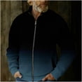 thumbnail image 1 of Ceisia Men's Winter Warm Hooded Zipper Closure Solid Color Jacket - Acrylic for Daily & Outdoor Wear Gift, 1 of 5